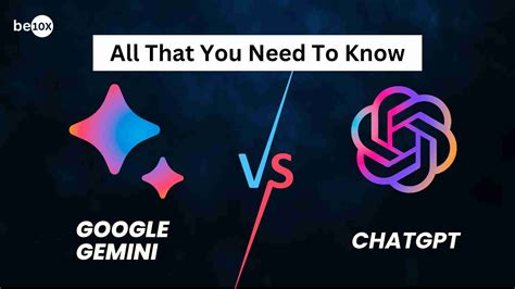 ChatGPT vs Google Gemini Comparison