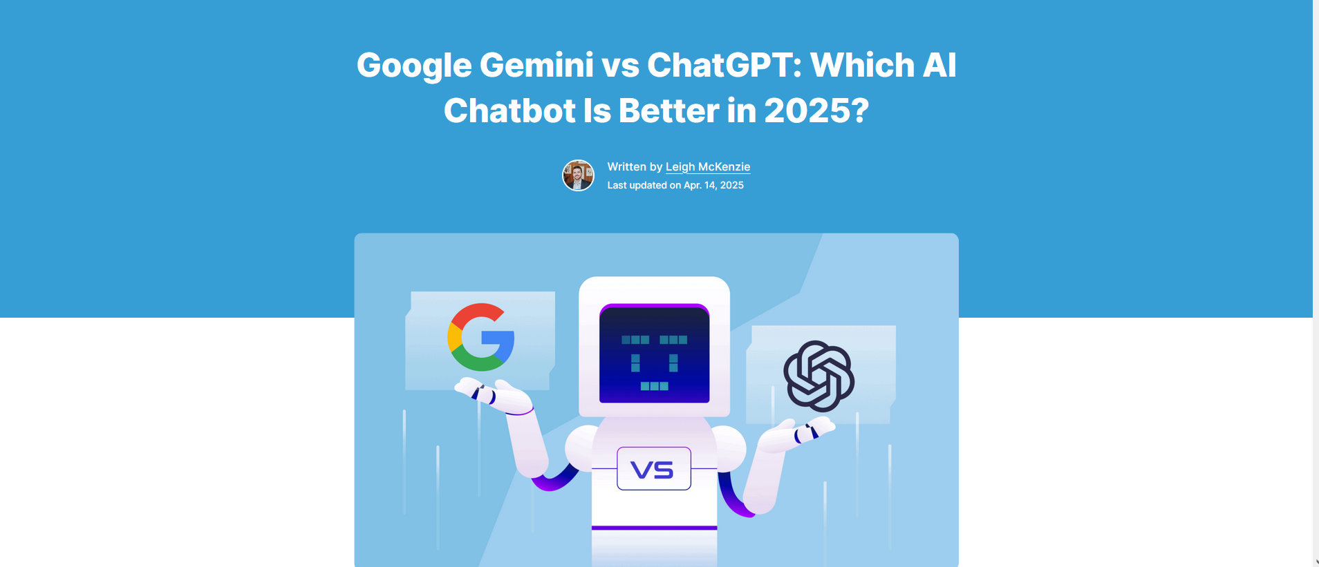 ChatGPT vs Google Gemini Comparison