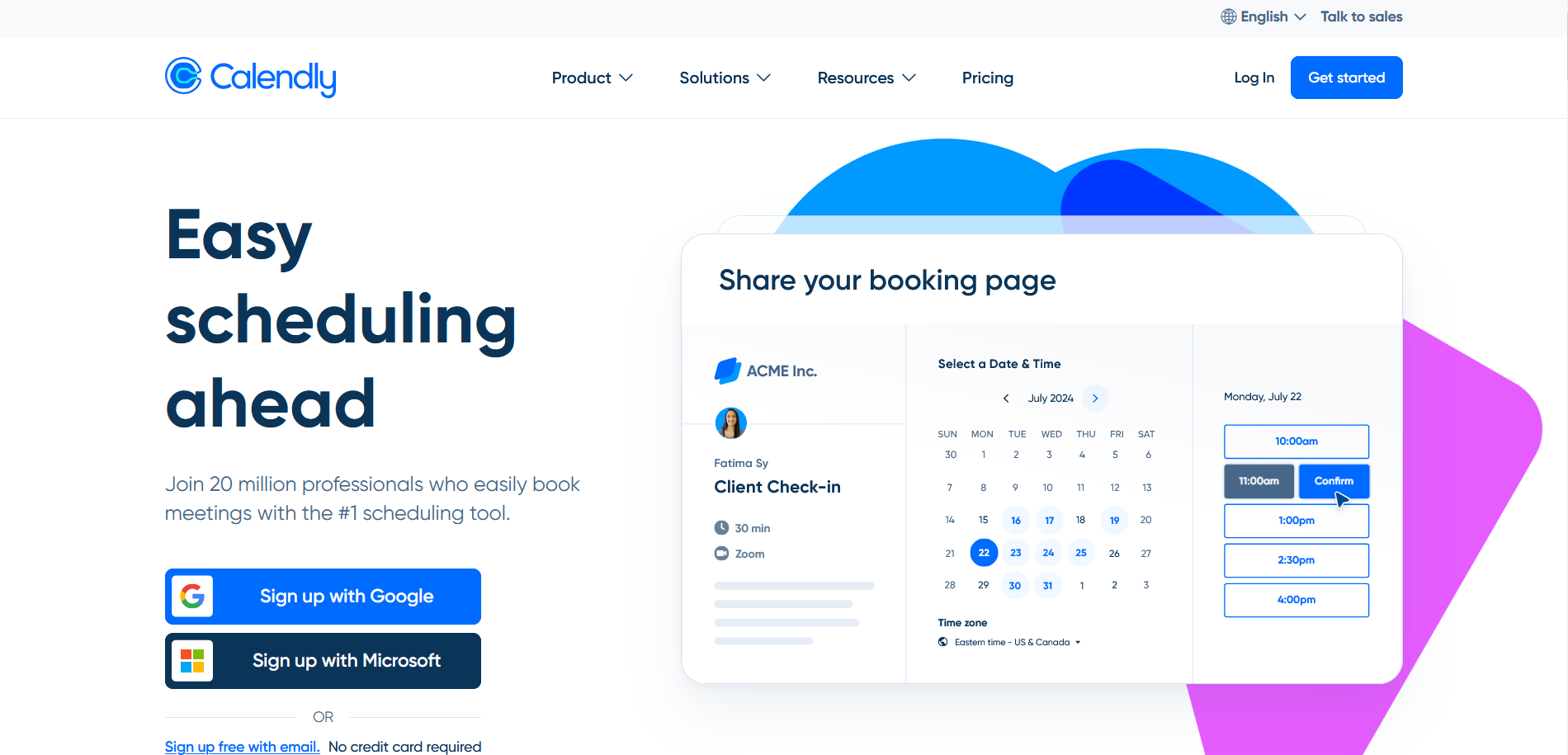 Calendly AI Interface