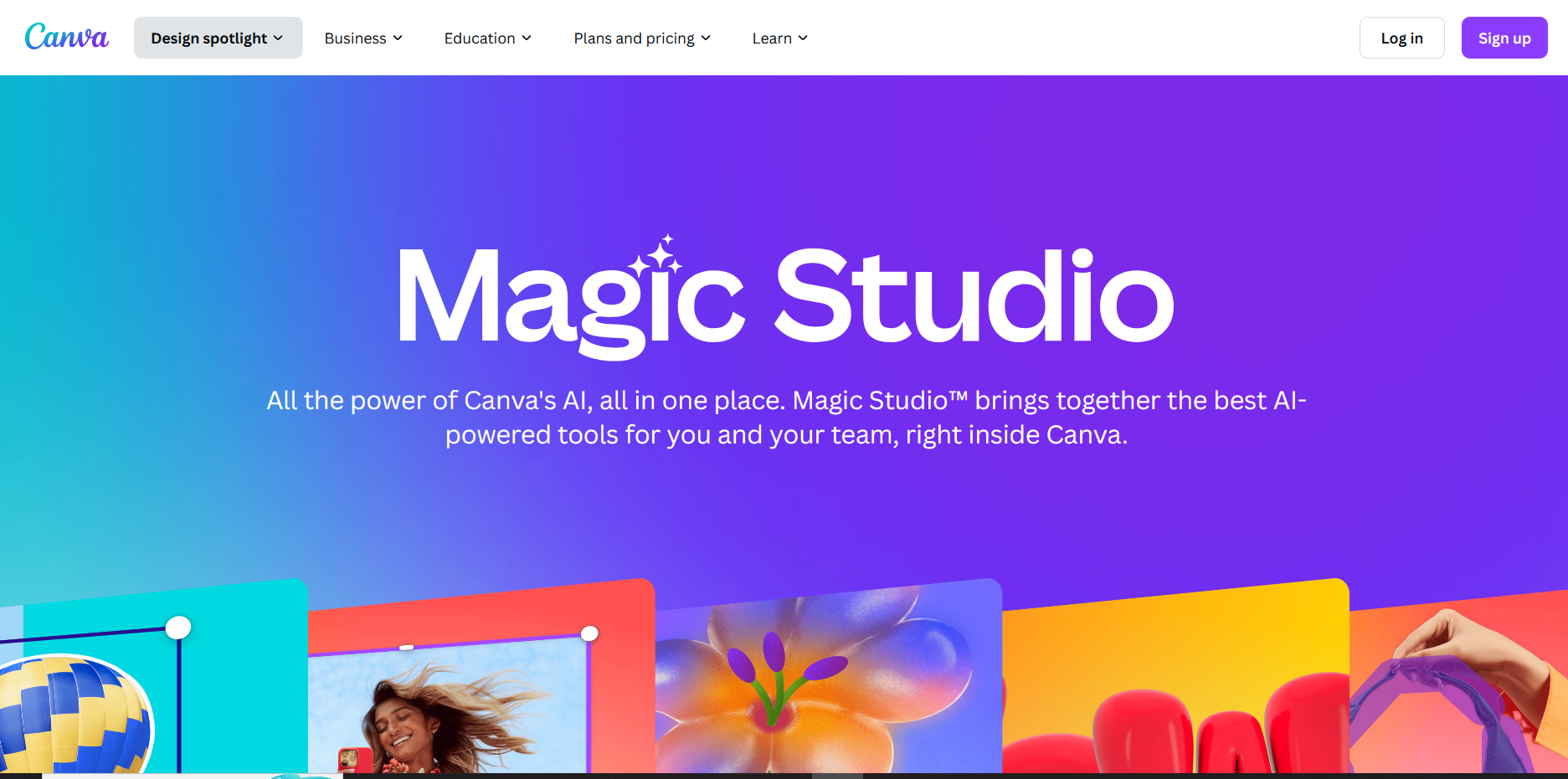 Canva Magic Studio Interface
