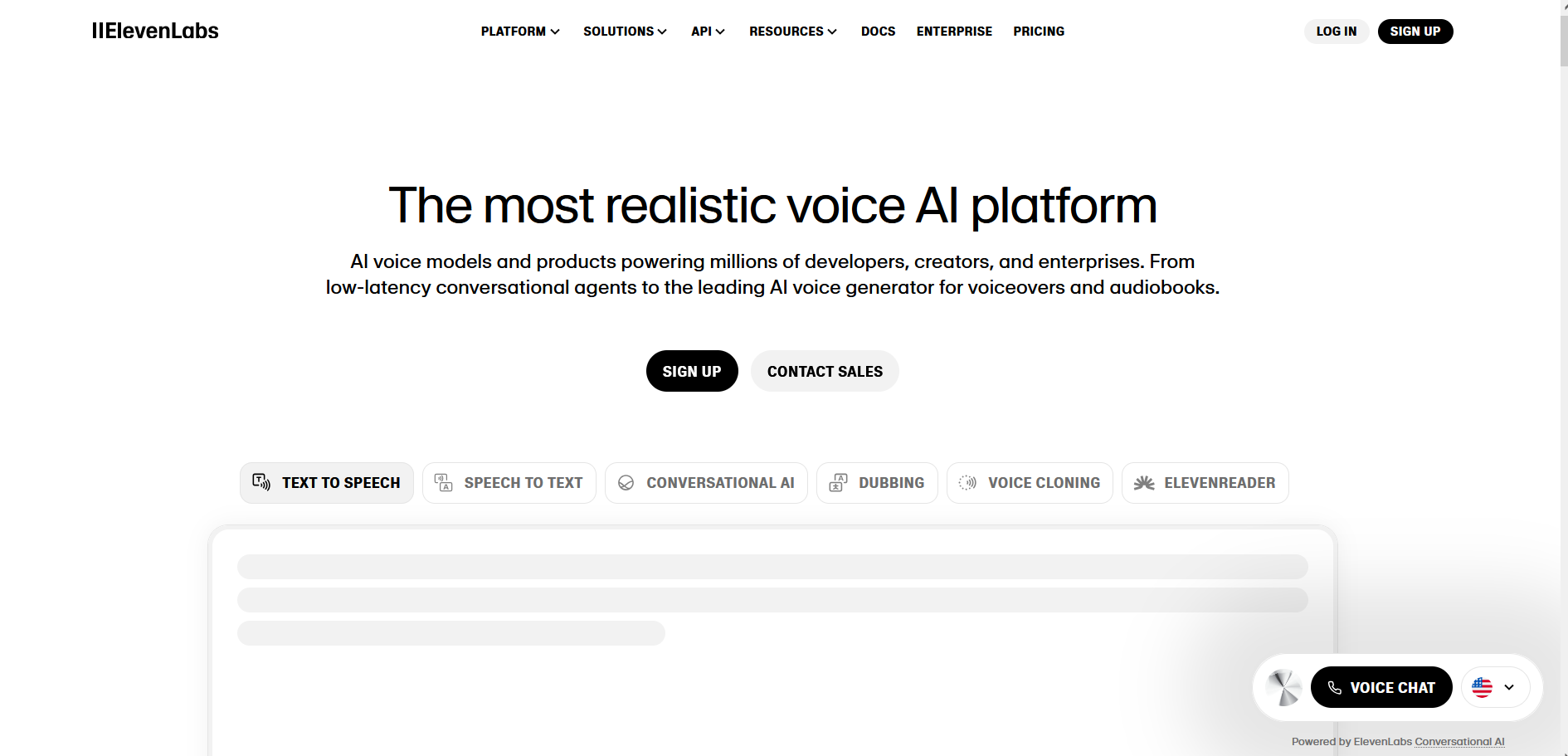 ElevenLabs Interface